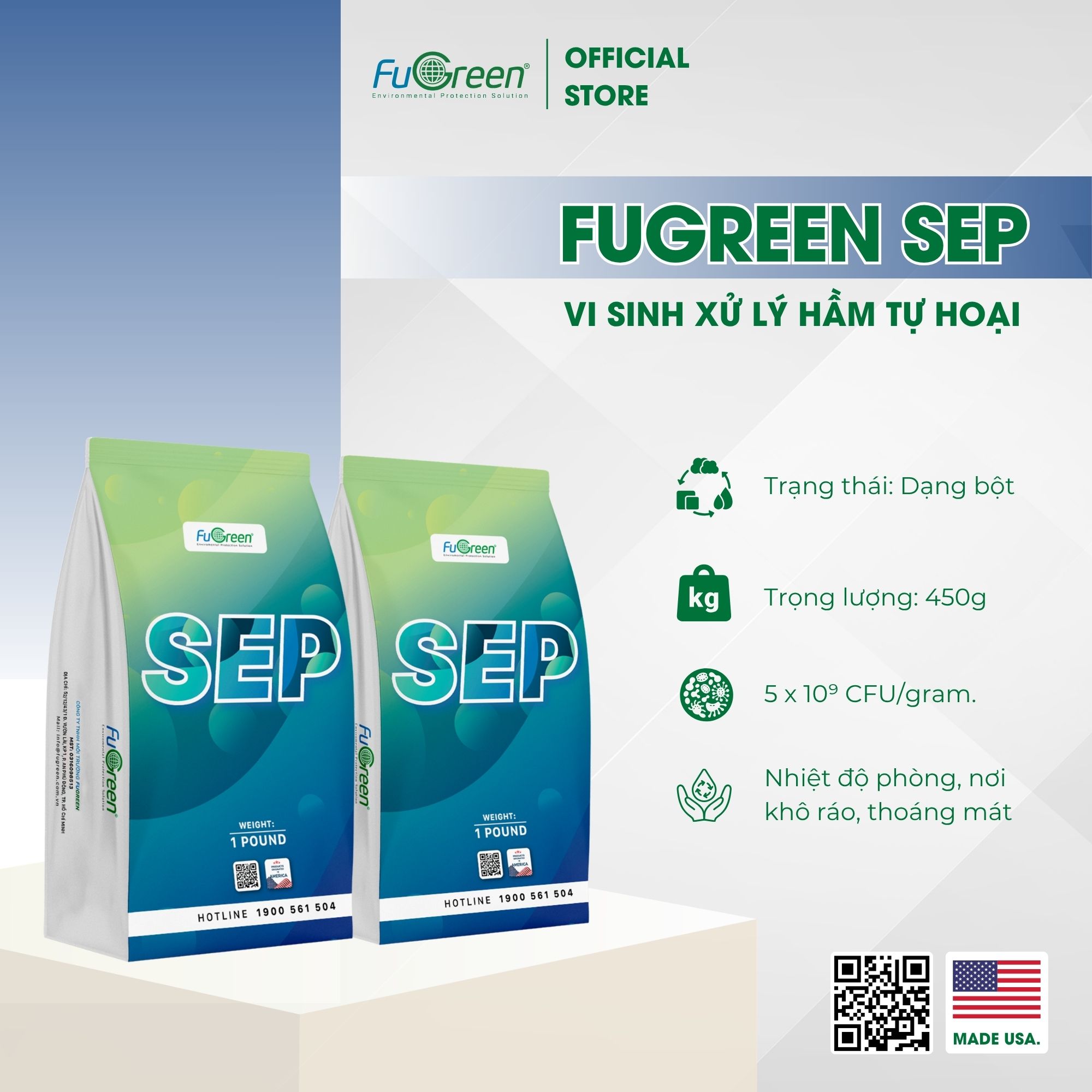 FUGREEN SEP - VI SINH XỬ LÍ HẦM TỰ HOẠI