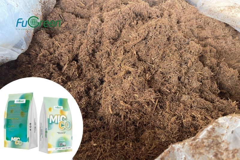 Ủ phân từ quá trình chế biến tinh bột sắn giúp giảm lượng chất thải